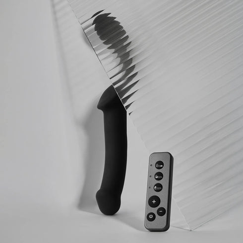 Strap-on Vibrant Télécommandé 3 Moteurs - Télécommande rechargeable - Noir