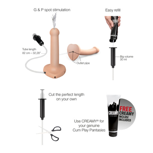 Dildo Éjaculateur Couleur Vanille