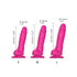 Sliding Skin Dildo Réaliste Couleur Fuchsia