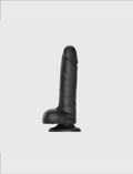 Dildo Réaliste Rotatif & Vibrant - Noir - strap-on-me®