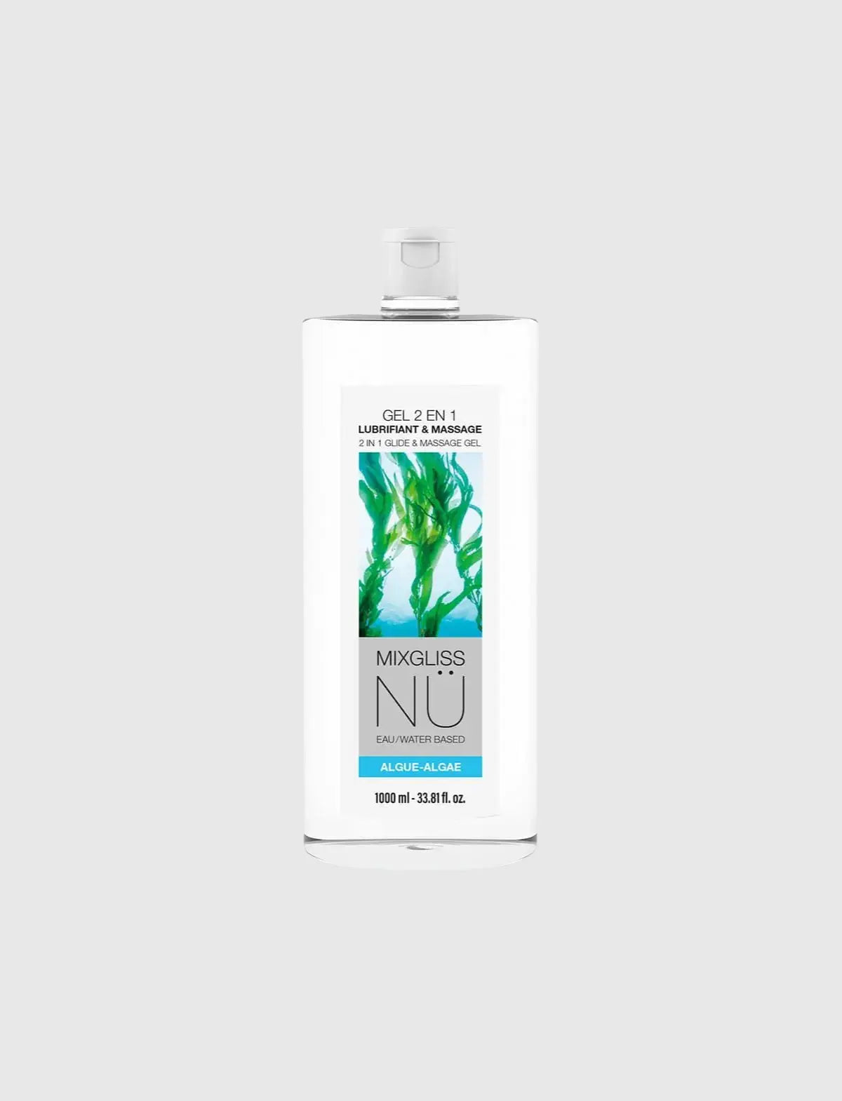Gel 2 in 1 Lubrificante Massaggio Alga Base Acqua 1000ml