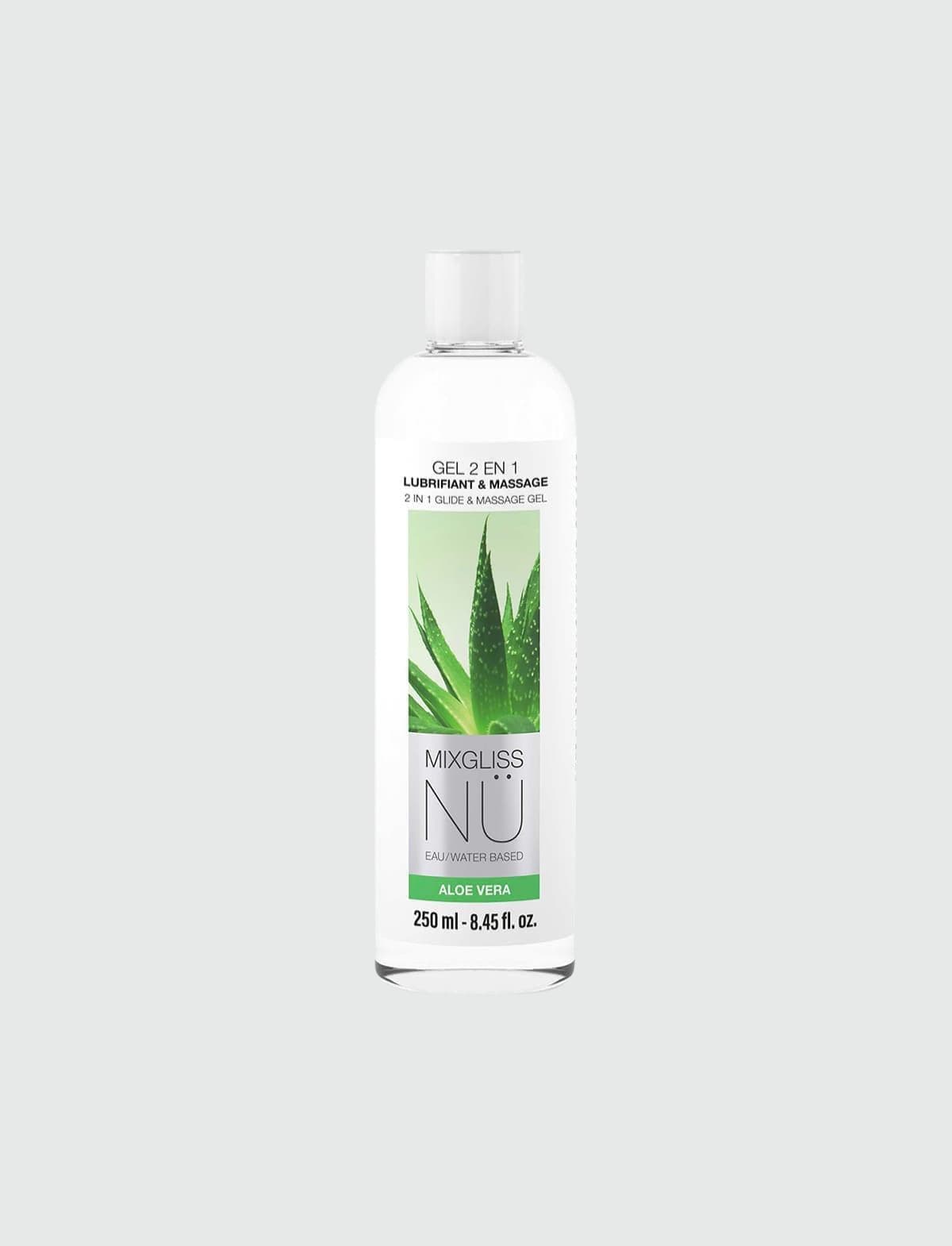 2-in-1 Lubricant Massage Gel Aloe Vera Water-Based 250ml