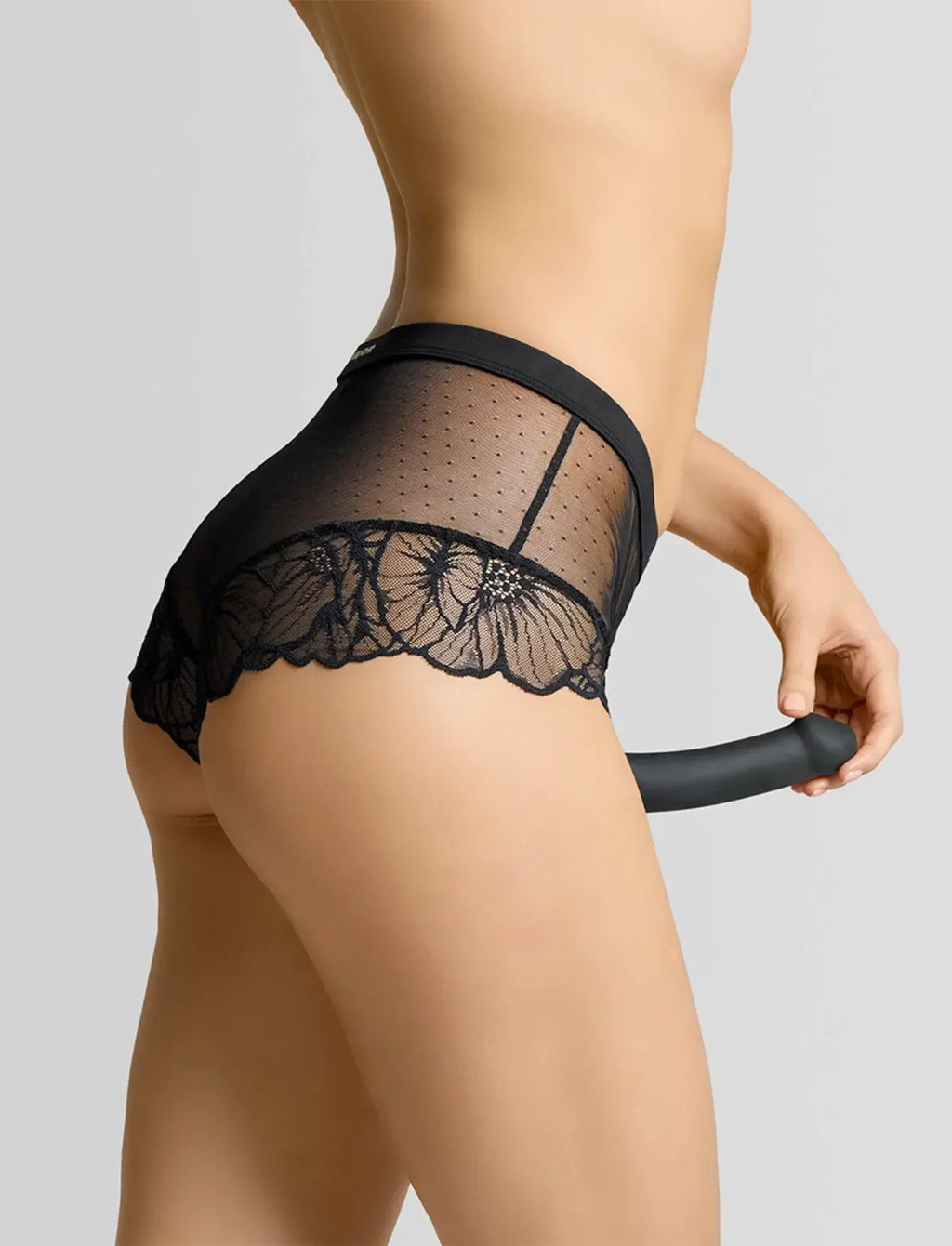 Harnais Lingerie Divine Noir Taille XS au XXL strap-on-me