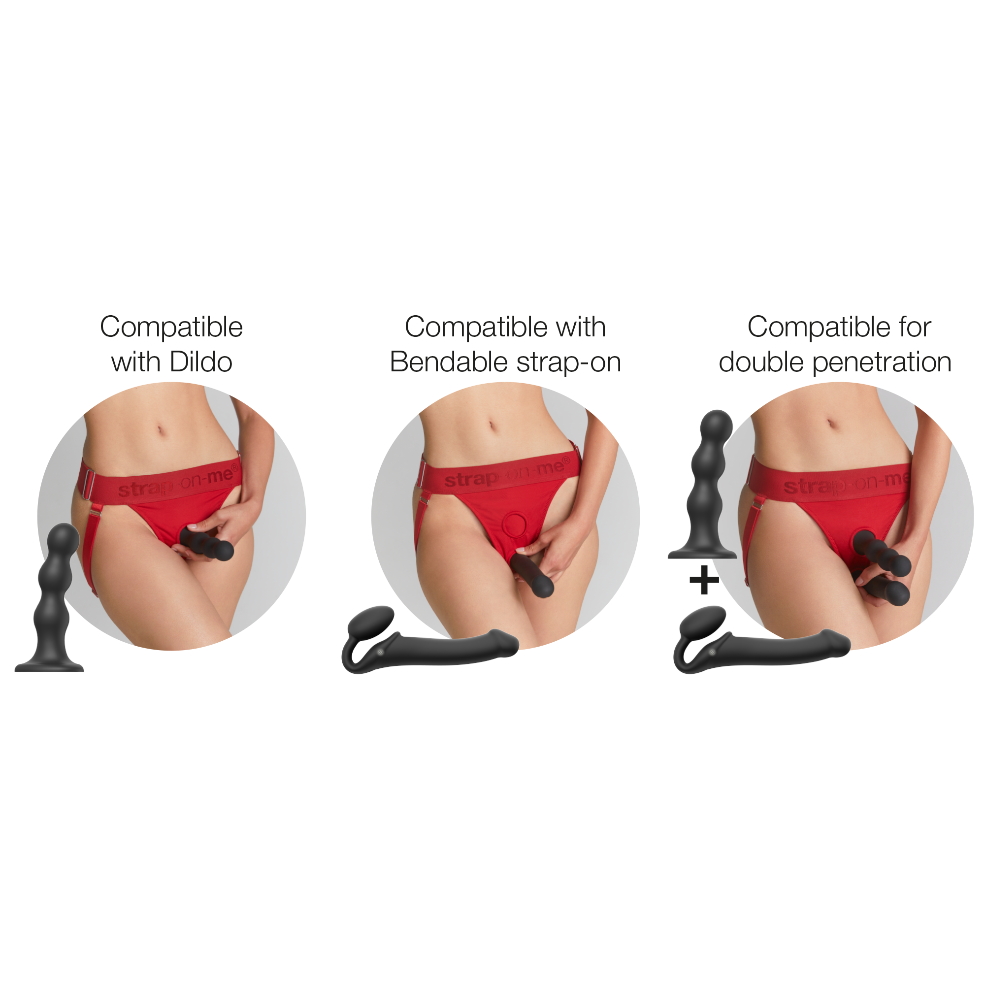 Harnais Lingerie Unique Couleur Rouge