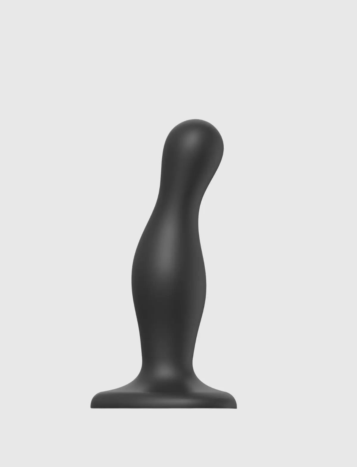 Dildo hybride collection plug anal curvy noir – stimulation incurvée et sensations profondes, compatible strap-on-me