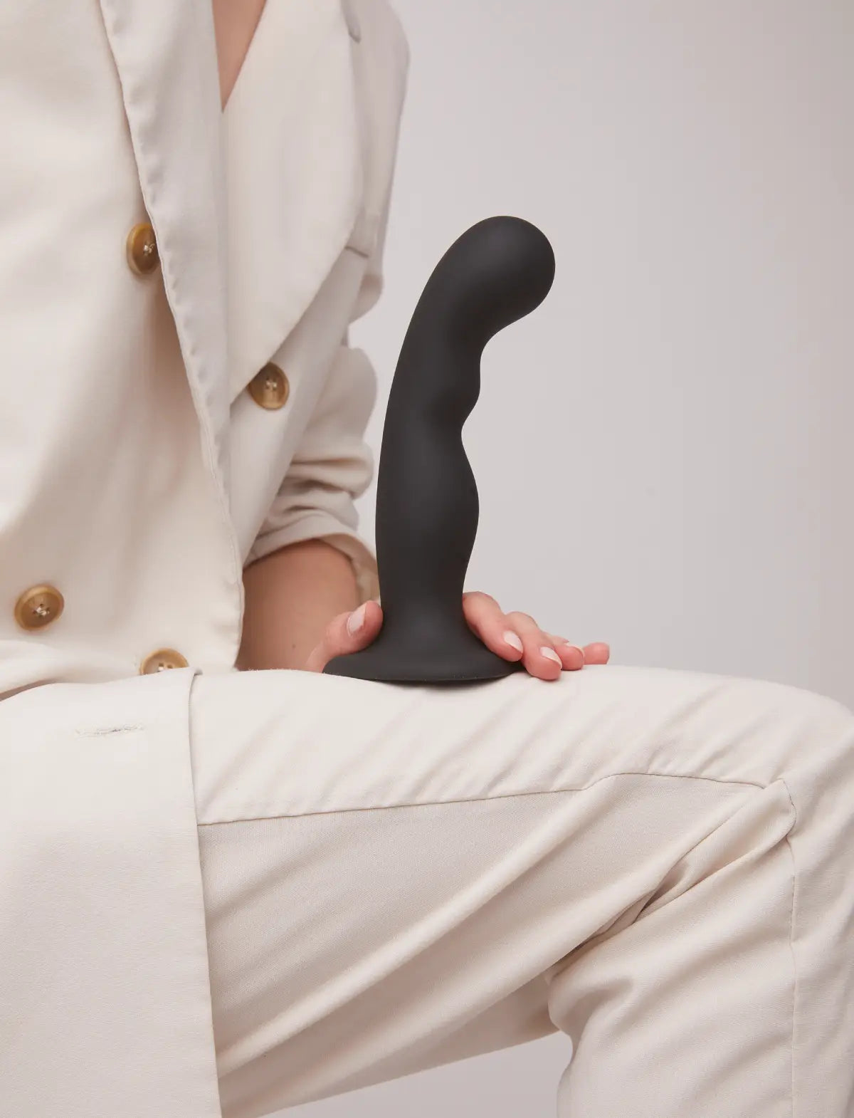 Dildo hybride collection plug anal point P et G noir – stimulation ciblée et sensations intenses, compatible strap-on-me