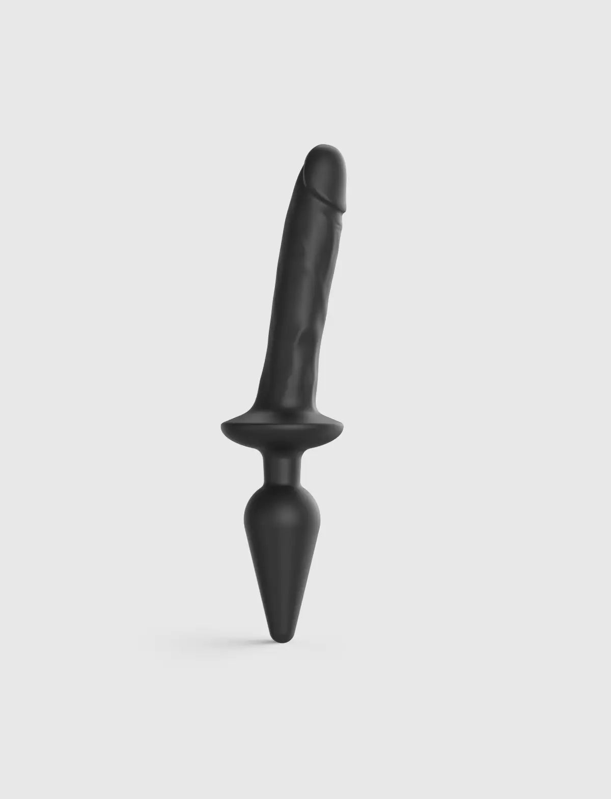 Dildo hybride collection switch plug-in réaliste noir – stimulation polyvalente et sensations naturelles, compatible strap-on-me