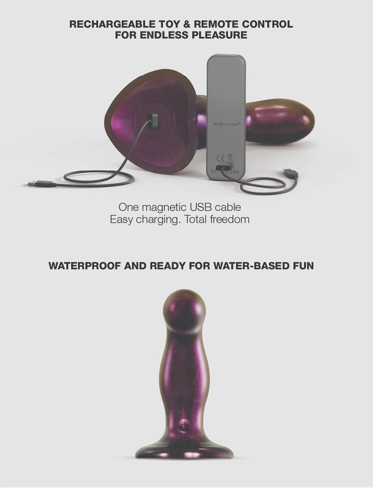 Fingering & Vibrating Dildo - Dildo vibrante a movimento telecomandato strap-on-me®