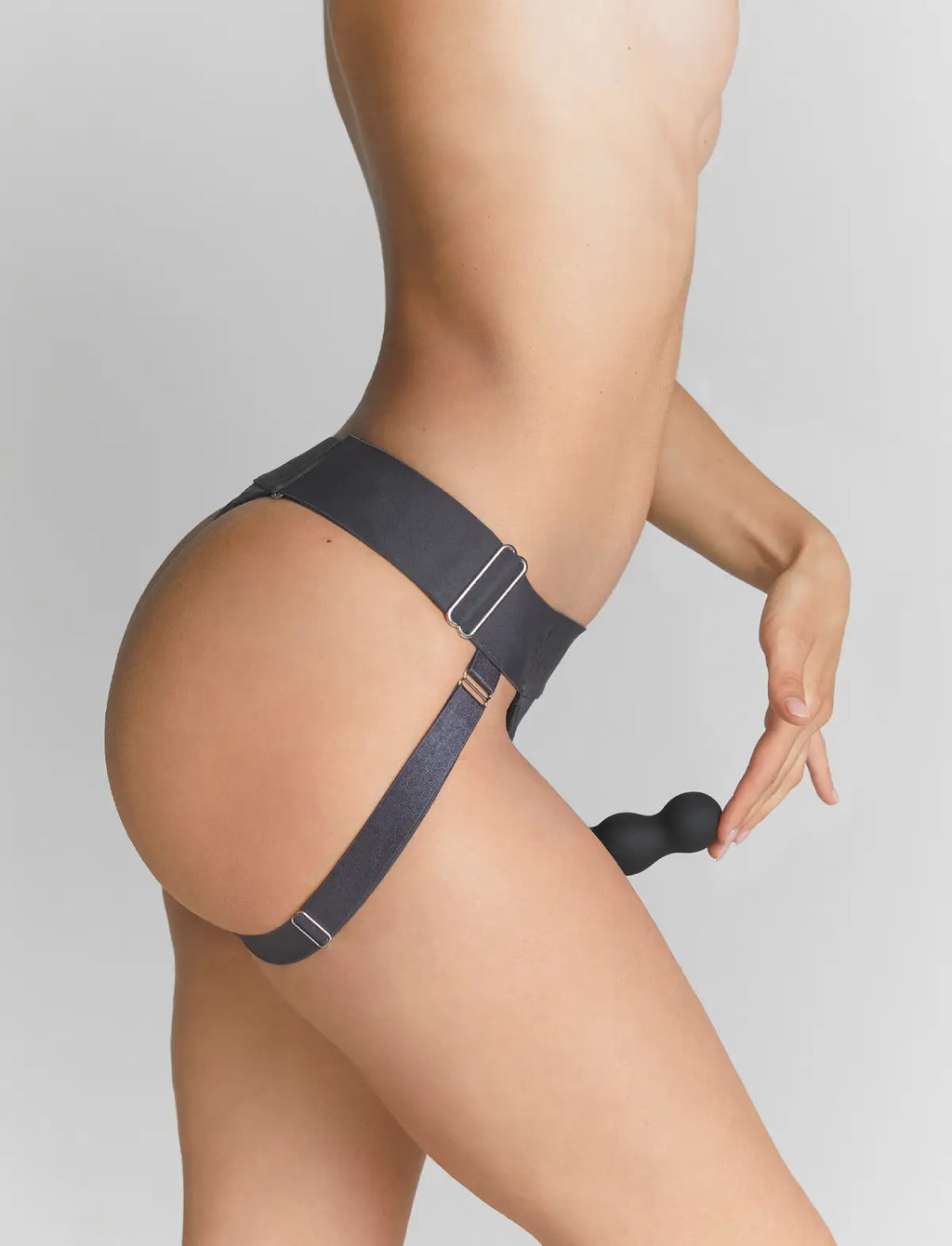 Lingerie Harness Unique Grey strap-on-me