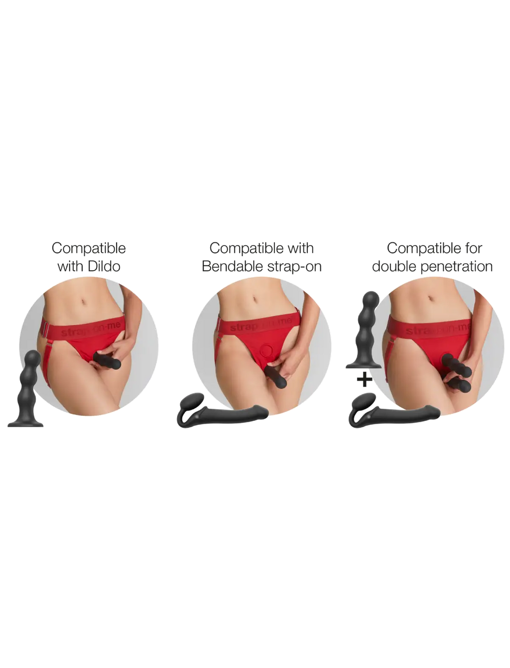 Lingerie Harness Unique Red strap-on-me
