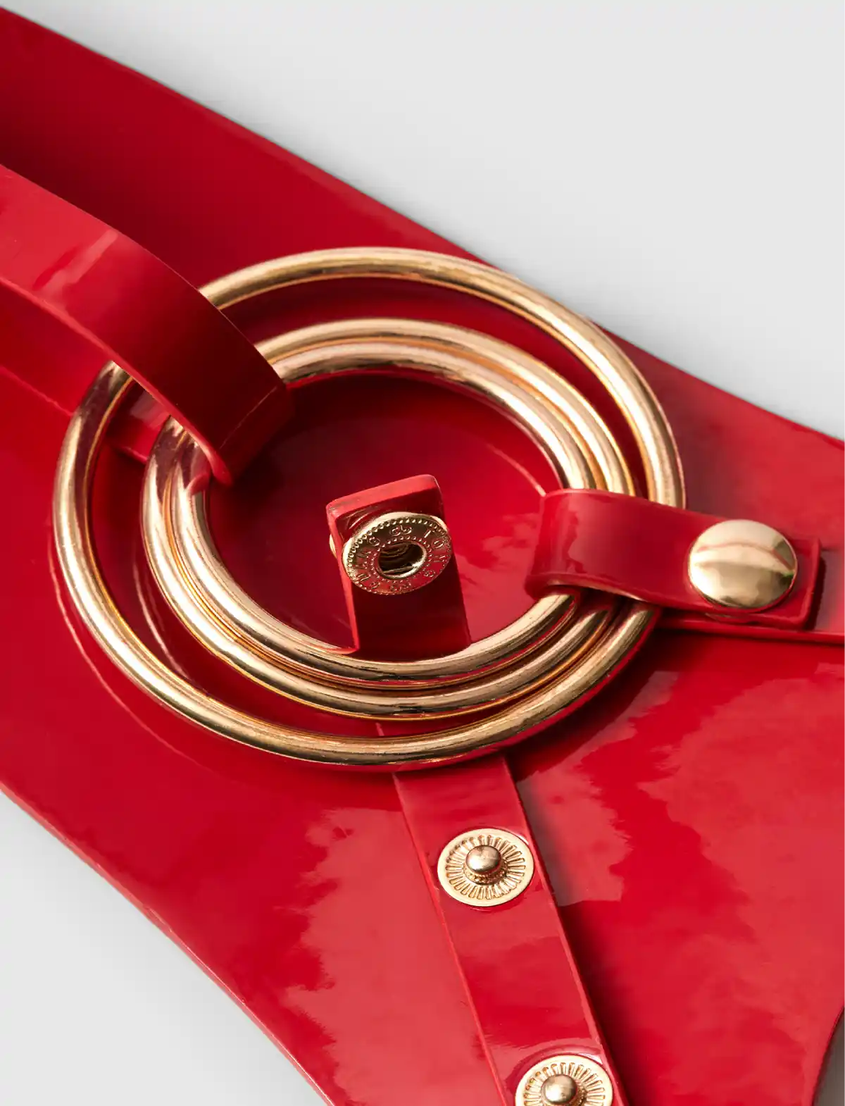 Harnais Similicuir Fabulous Rouge Vernis -  strap-on-me