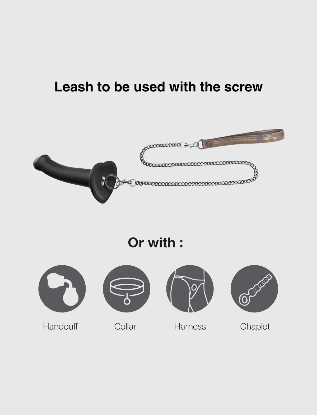 Kit dildo Ring con laccio strap-on-me