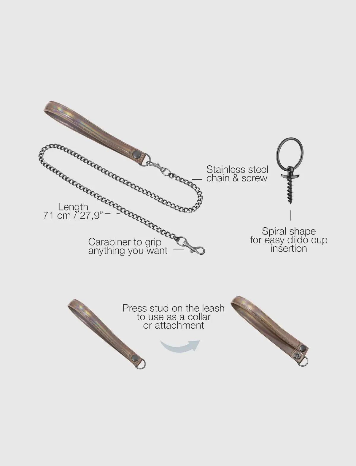 Guinzaglio dildo Ring Kit strap-on-me