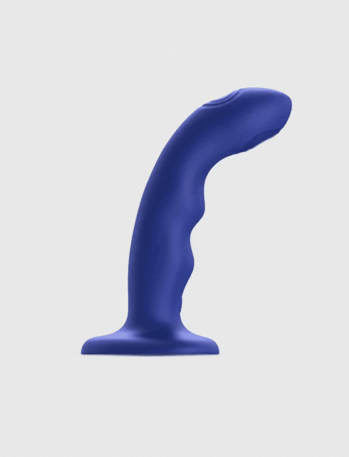 Dildo vibrador Tapping Wave Blue – estimulación rítmica y sensaciones intensas, compatible con strap-on-me